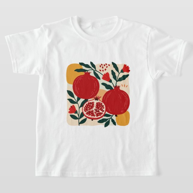 Pomegranates T Shirt (Laydown)