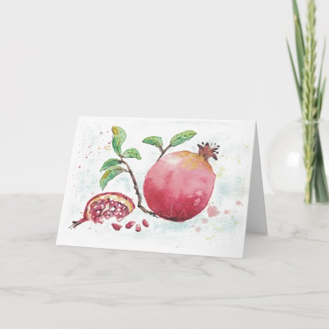 Pomegranatkort Kort (Framsida)