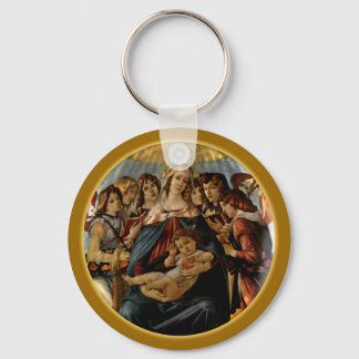Pomegranatmadonna - Botticelli Nyckelring