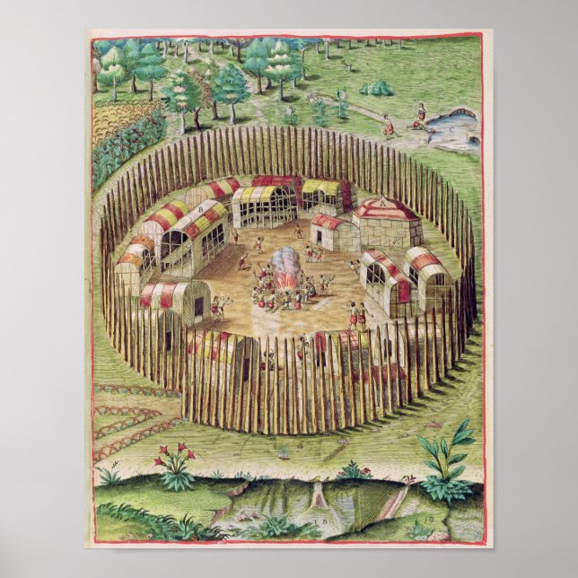 Pomeioc-staden Poster (Framsidan)