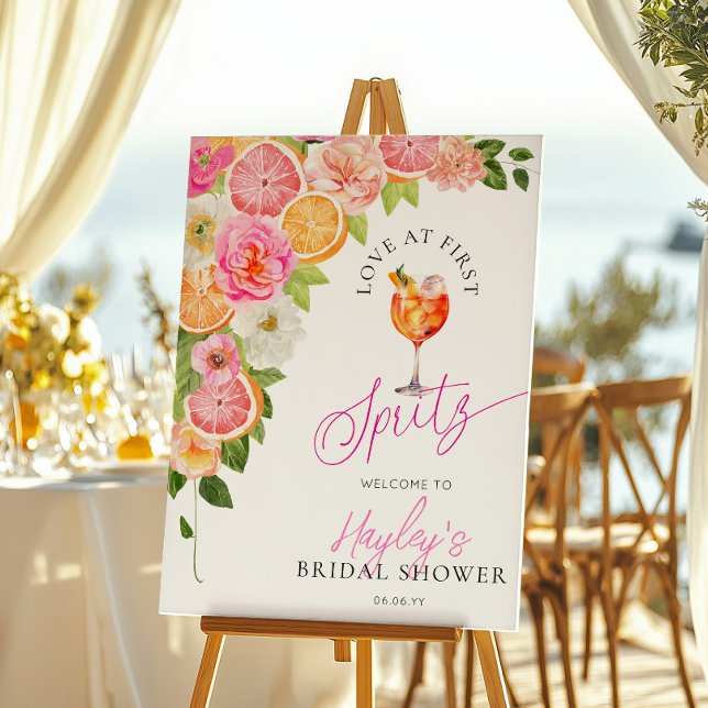 Pomello Förälskad Vid Första Spritz Bröllopsfest V Poster (Skapare uppladdad)