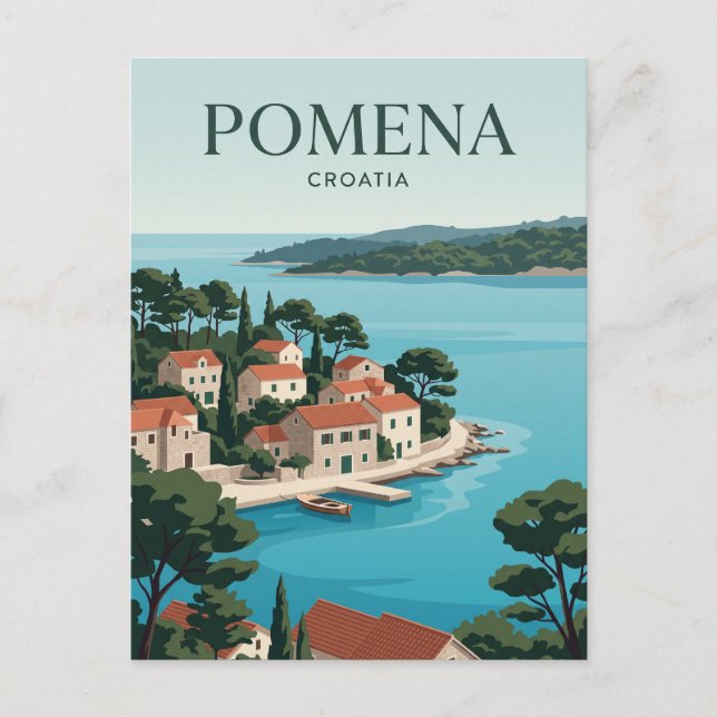 Pomena Kroatien Vykort (Framsida)