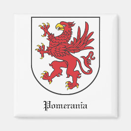 Pomerania vapen Majestätisk griffkonst Magnet