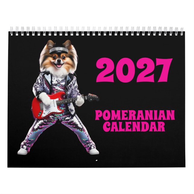 Pomeranian 2027 Kalender (Omslag)
