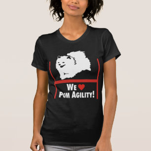 Pomeranian Agilitykärlek Tee