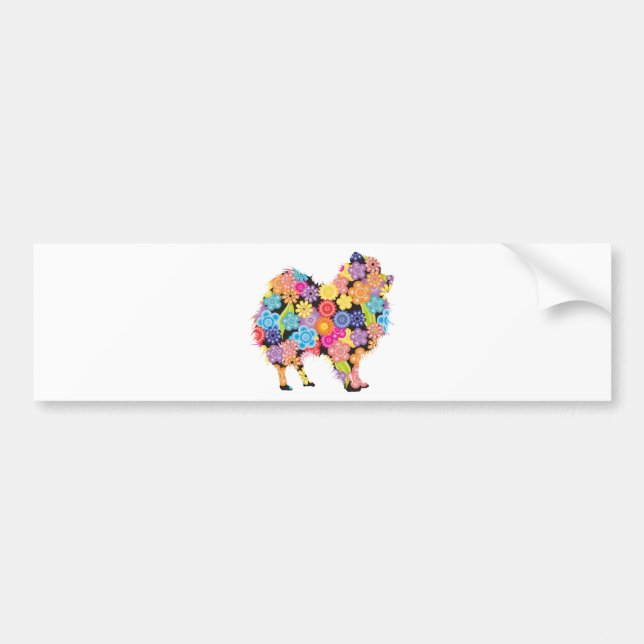 Pomeranian Bildekal (Framsidan)