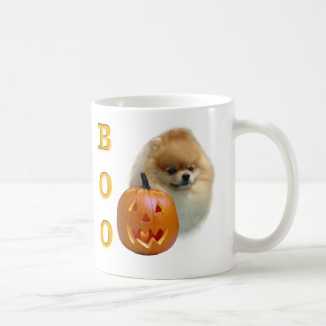 Pomeranian Boo Kaffemugg (Höger)