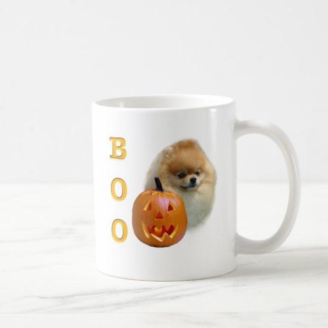 Pomeranian Boo Kaffemugg (Höger)
