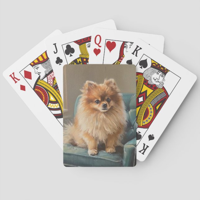 Pomeranian Casinokort (Baksidan)
