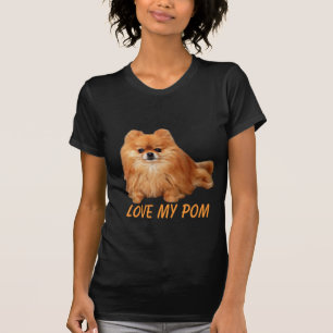 Pomeranian damT-tröja T-shirt