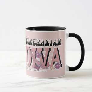 Pomeranian DIVA Mugg