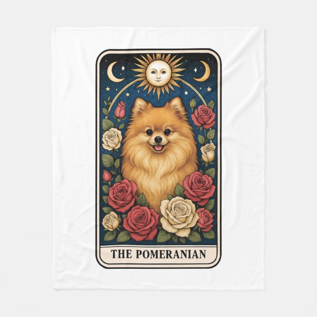 Pomeranian Fleecefilt (Framsidan)