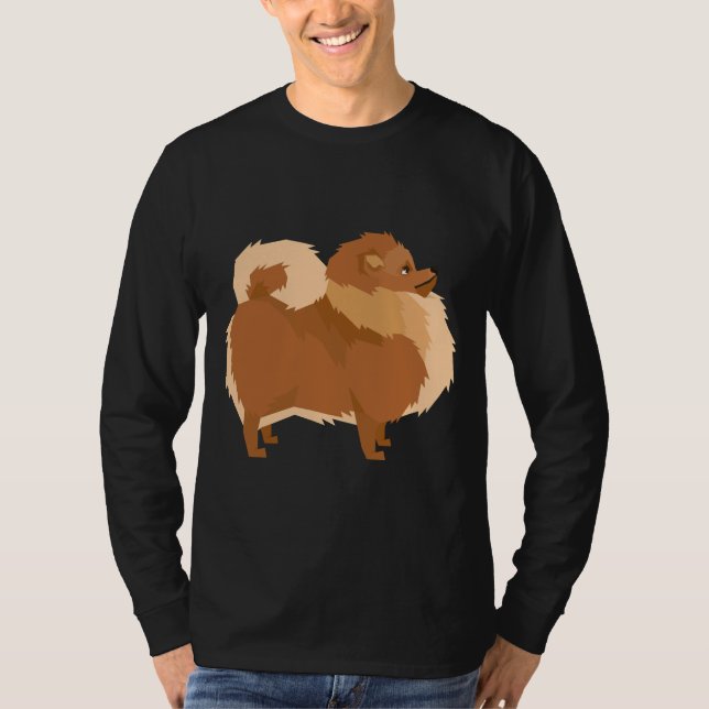 Pomeranian For Pomeranian Owner Lover T Shirt (Framsida)
