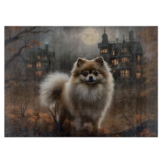 Pomeranian Halloween Skräckinjagande (Framsidan)