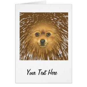 Pomeranian Hälsningskort