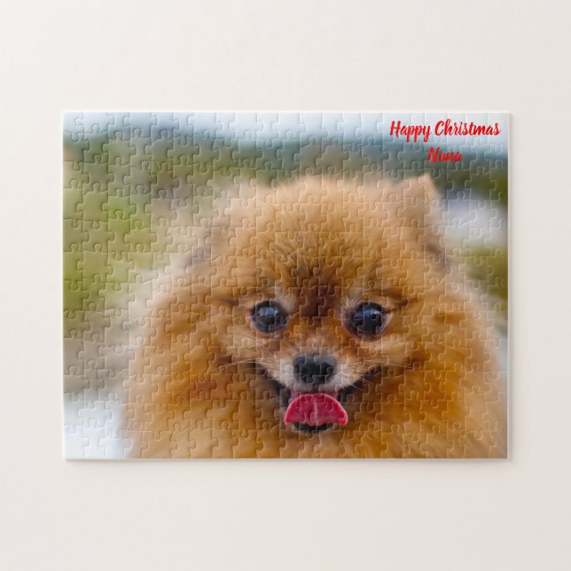 Pomeranian Hund. Pussel (Horisontell)