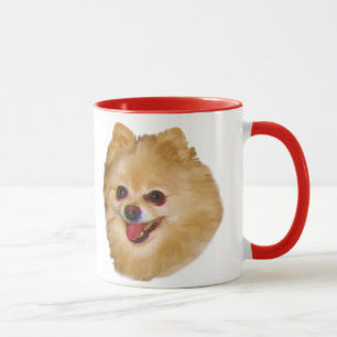 Pomeranian hundmugg mugg