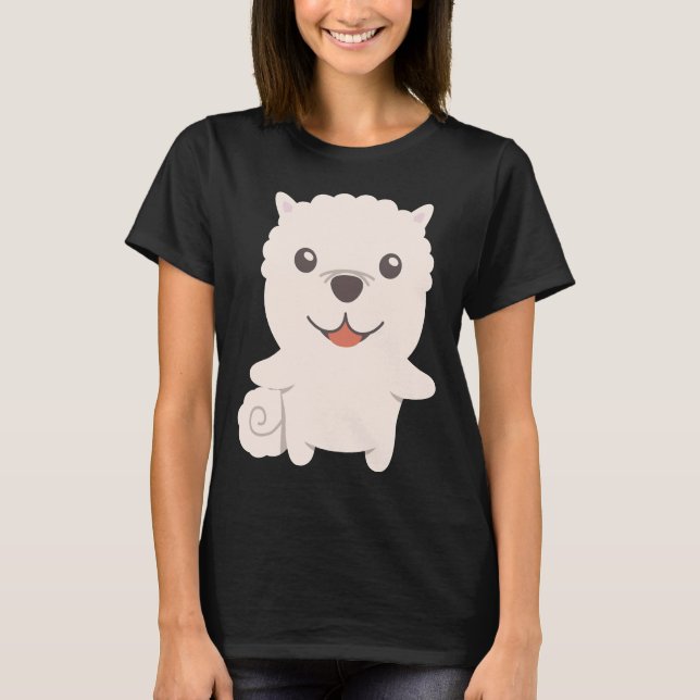 Pomeranian Idea T Shirt (Framsida)