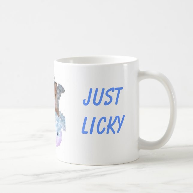 Pomeranian: Inte Nippy, precis Licky Kaffemugg (Höger)