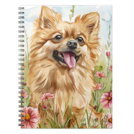 Pomeranian Journal – Dog Mom Notes Anteckningsbok