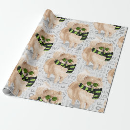 POMERANIAN-jul i Hund älskare Presentpapper