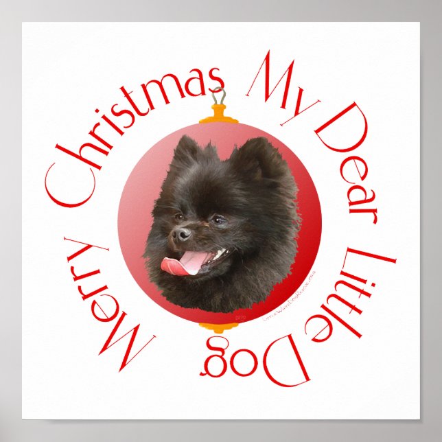 Pomeranian jul poster (Framsidan)