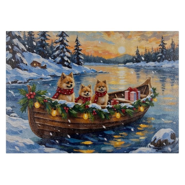Pomeranian julbåt firande (Framsidan)
