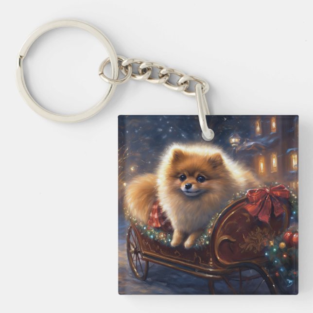 Pomeranian Julfirande Brushed (Framsidan)