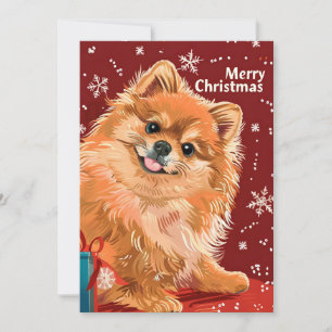 Pomeranian Julkort