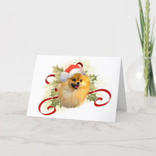 Pomeranian julkort helgkort