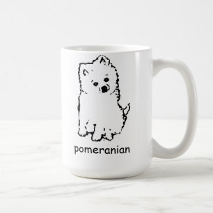 pomeranian kaffemugg