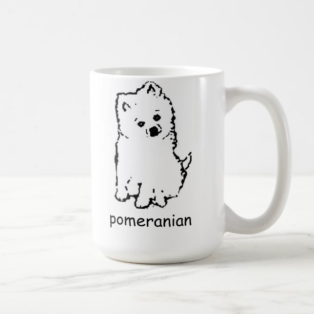 pomeranian kaffemugg (Höger)