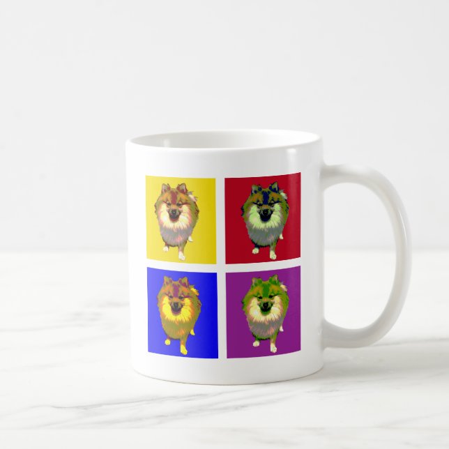 Pomeranian Kaffemugg (Höger)