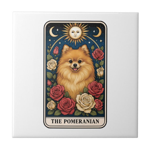 Pomeranian Kakelplatta (Framsidan)
