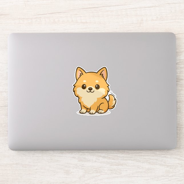 Pomeranian Klistermärken (Dator)
