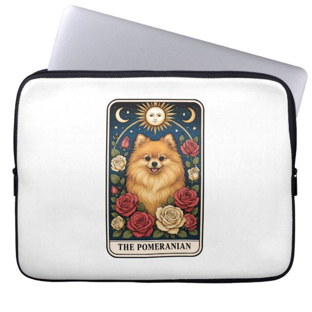 Pomeranian Laptop Fodral (Framsidan)