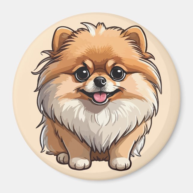 Pomeranian Magnet (Framsidan)
