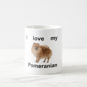 Pomeranian mugg