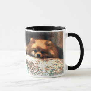 Pomeranian mugg