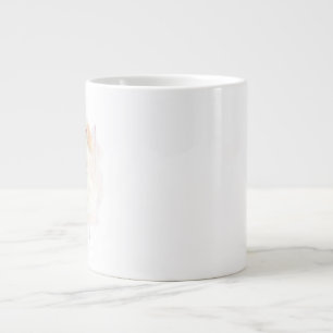 Pomeranian-mugg – Pom-hund kaffemugg, akvarell Jumbo Mugg