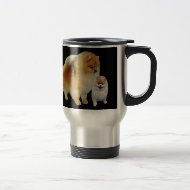 Pomeranian Palstravel mug Resemugg (Höger)