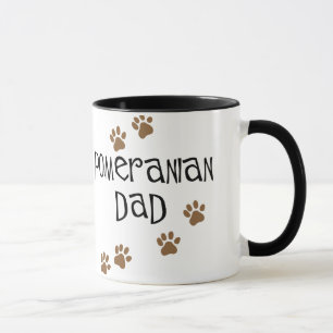 Pomeranian pappa mugg