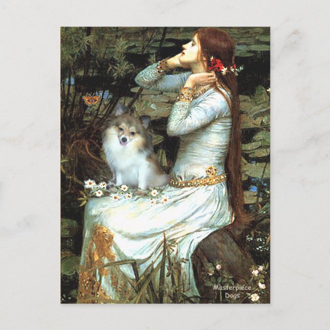 Pomeranian (parti2) - Mona Lisa Vykort (Framsida)