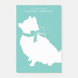 Pomeranian Pom Hund Puppy Post-it Block