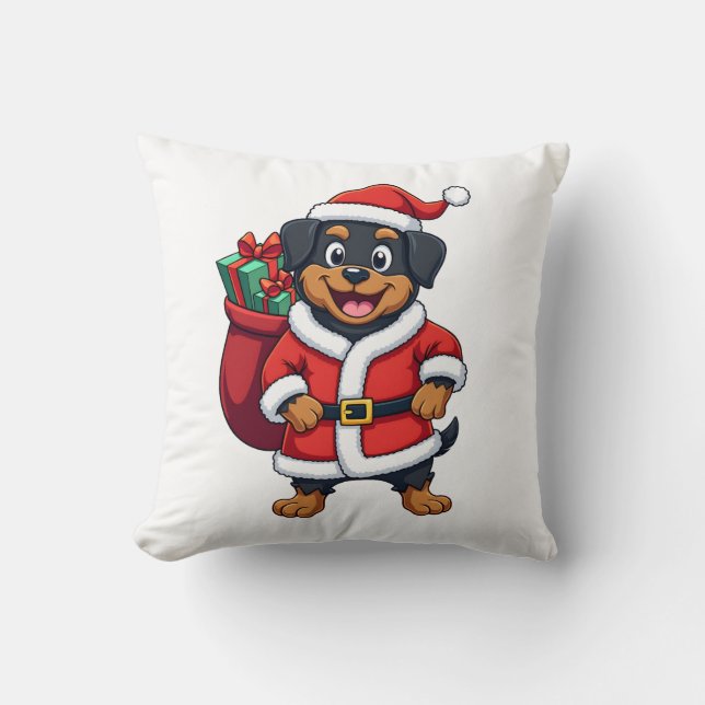 Pomeranian present överraskning kudde (Framsida)