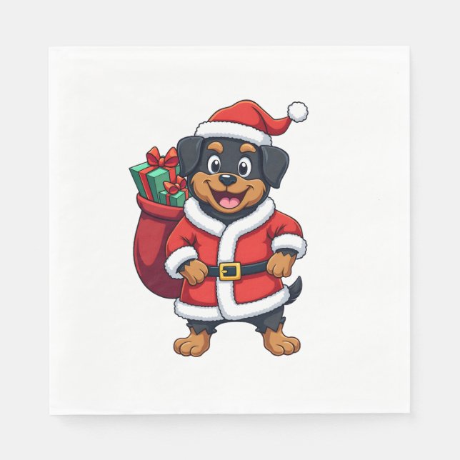 Pomeranian present överraskning pappersservett (Framsidan)