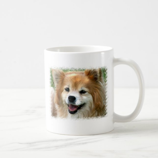 Pomeranian rostfri travel mug kaffemugg (Höger)