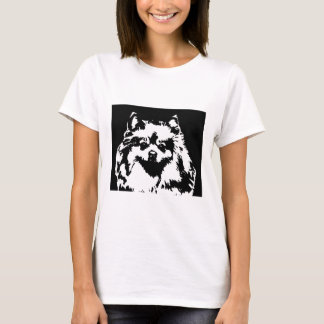 Pomeranian skjorta - damer behandla som ett barn - tee