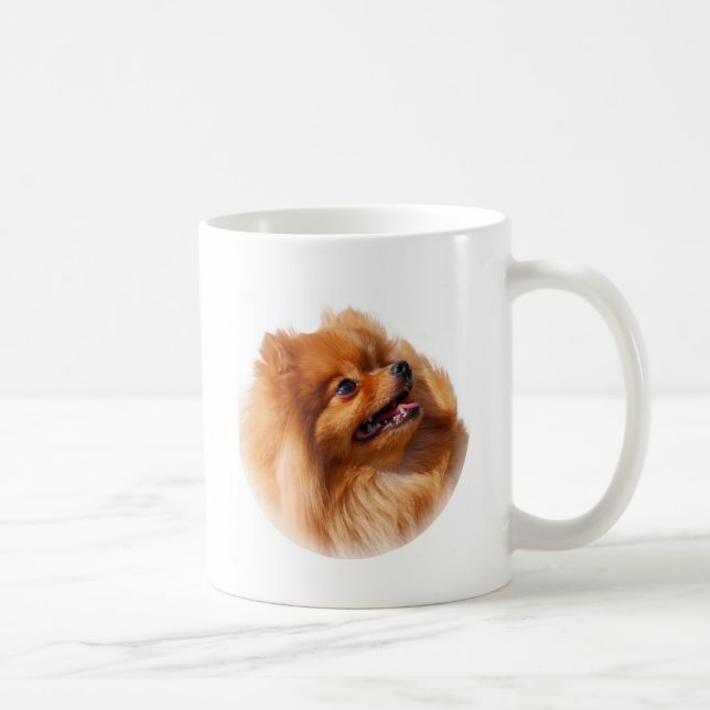 Pomeranian Spitz Kaffemugg (Höger)