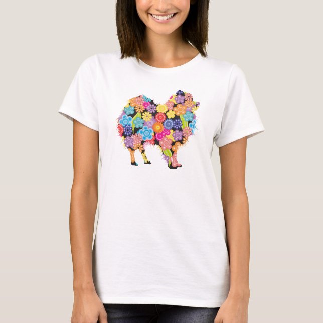 Pomeranian Tee Shirt (Framsida)